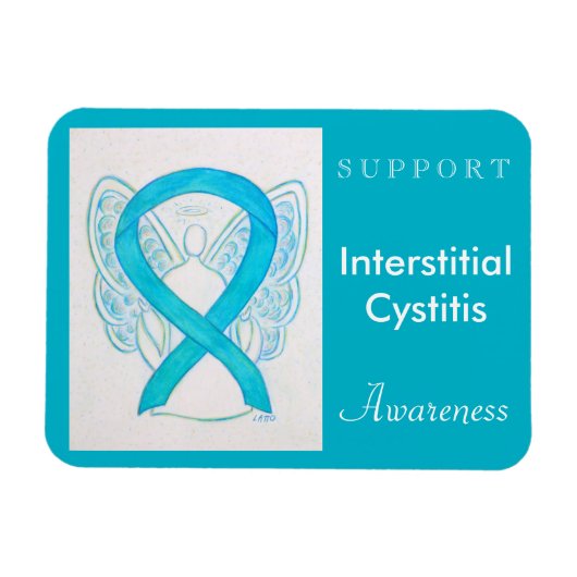 Interstitiële cystitis (IC) Bewustheid Angel Magne Magneet (Horizontaal)
