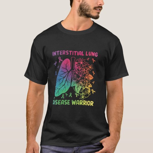 Interstitiële longziekte arrivering of longen t-shirt (Voorkant)