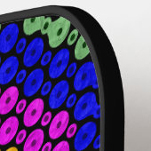 Intertwind Hues Abstract Pickleball Paddle (Links Detail)