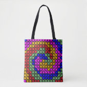 Intertwind Hues Abstract Tote Bag (Voorkant)