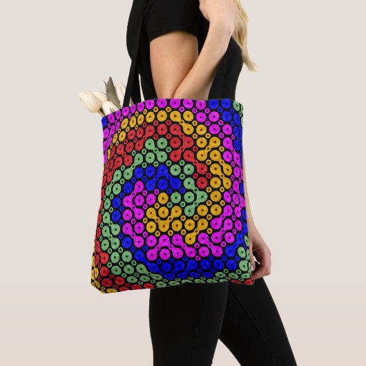 Intertwind Hues Abstract Tote Bag (Dichtbij)