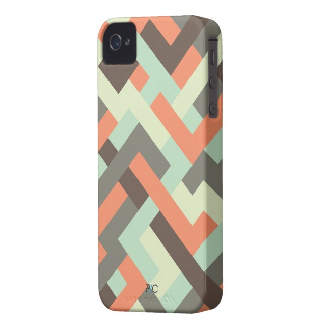 Intertwined 002 iPhone 4 Case (Achterkant Links)