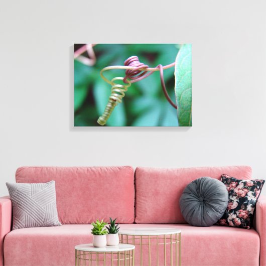 Intertwingwijn Canvas Afdruk (Insitu (Woonkamer))