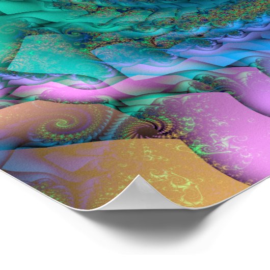 Intertwining (12 x 12 inch) Art Print Poster (Hoek)