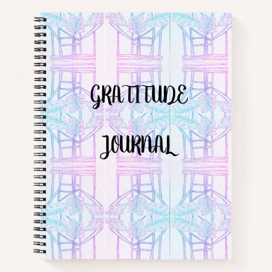 Intertwining Abstract Gratitude Journal Notitieboek (Voorkant)