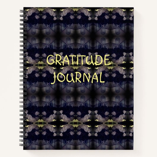 Intertwining Roos Petals Gratitude Journal Notitieboek (Voorkant)