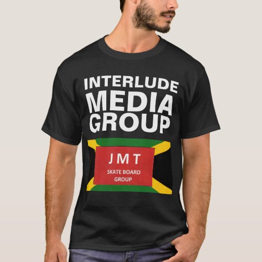 INTERUDE MEDIA GROUP WOW Basic Donker T-shirt (Voorkant)
