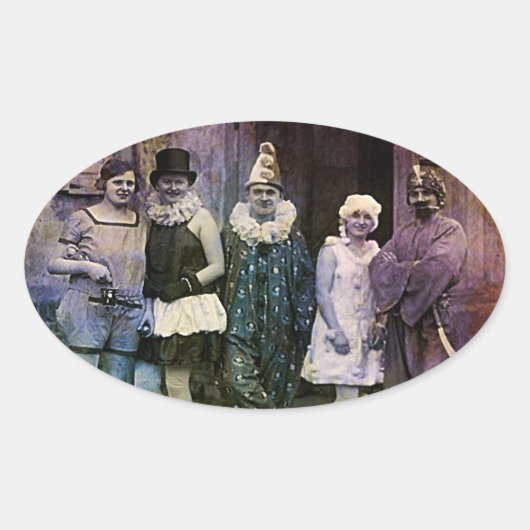 Interval bij het Circus Ovale Sticker (Voorkant)