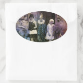 Interval bij het Circus Ovale Sticker (Tas)