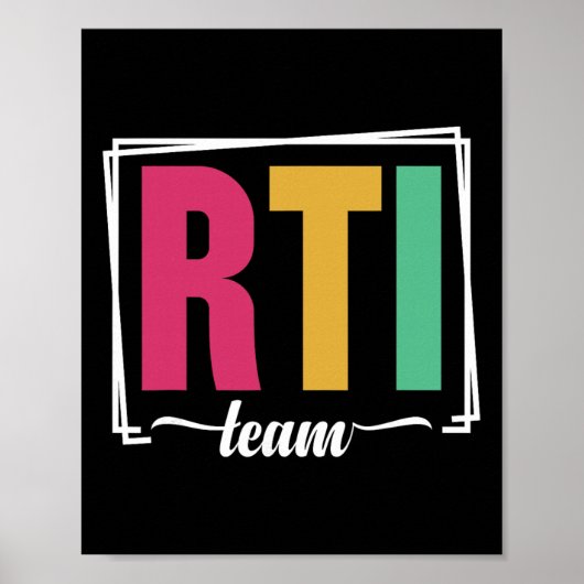 Interventie Crew Rti Respons Interventie Docent Poster (Voorkant)