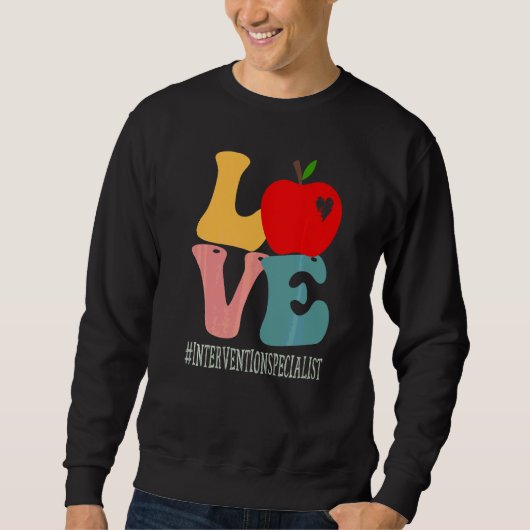 Interventie Specialist Love Apple Groovy Terug naa Trui (Voorkant)