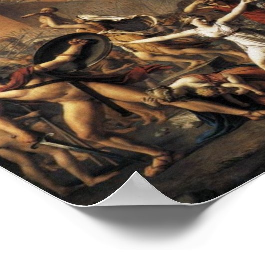 Interventie van de Sabine Vrouwen (1799) Poster (Hoek)