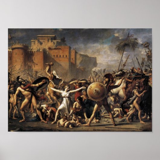 Interventie van de Sabine Vrouwen (1799) Poster (Voorkant)
