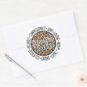 Interventieleraar vroegtijdige interventie-special ronde sticker (Envelop)