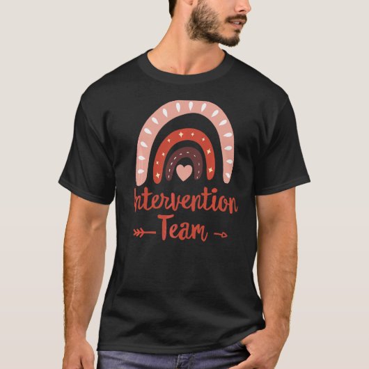Interventieplein Tribe Rti Team Response Teacher T-shirt (Voorkant)