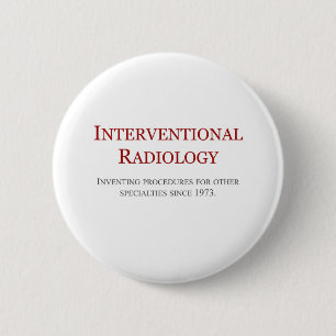 Interventionele radiologie ronde button 5,7 cm
