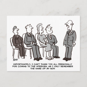Interview met Boss, alleen de naam van de zoon ont Briefkaart