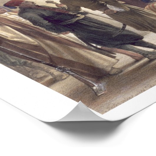 Interview met de Egyptische Viceroy in zijn paleis Poster (Hoek)