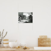 interview van de heer Rassam met koning Theodore Poster (Keuken)