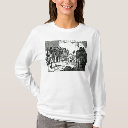 interview van de heer Rassam met koning Theodore T-shirt (Voorkant)