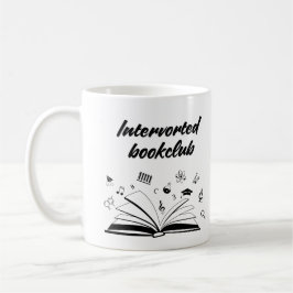 Intervorted bookclub koffiemok