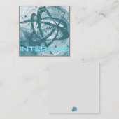 INTERweb - een bundeling van knooppunten Notitiekaartje (Voorkant / Achterkant)