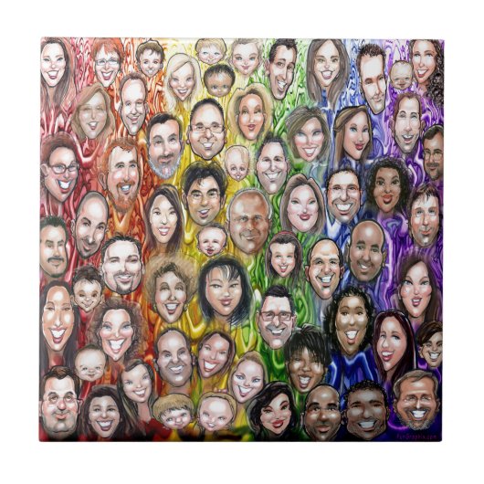 Interwoven Humanity Tegeltje (Voorkant)