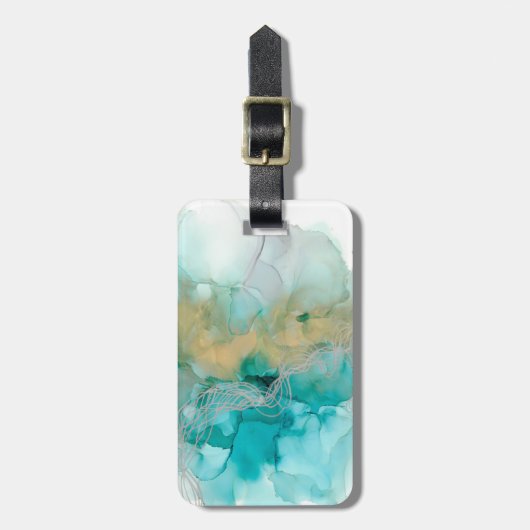 Interwoven Metallics Bagagelabel (Voorkant verticaal)