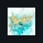 Interwoven Metallics Canvas Afdruk<br><div class="desc">Interwoven Metallics van Jennifer Goldberger</div>