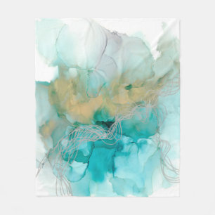 Interwoven Metallics Fleece Deken