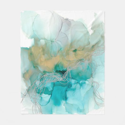 Interwoven Metallics Fleece Deken (Voorkant)