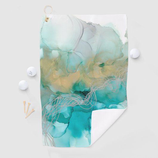 Interwoven Metallics Golfhanddoek (Insitu)