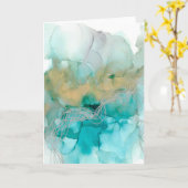 Interwoven Metallics Kaart (Gele Bloem)