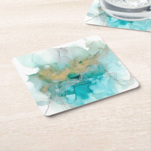 Interwoven Metallics Kartonnen Onderzetters (Schuin)