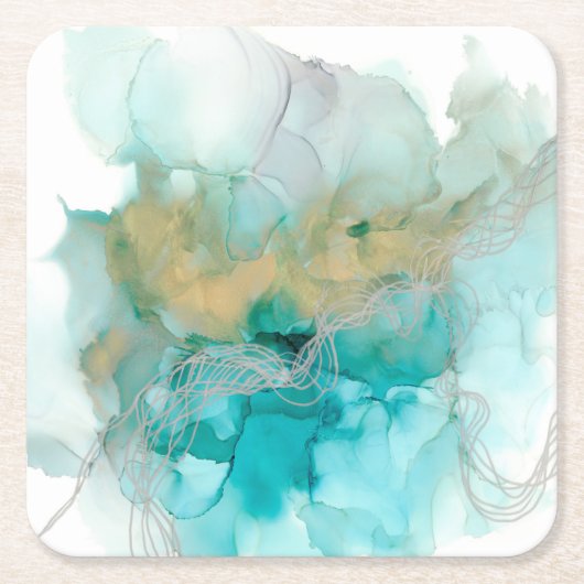 Interwoven Metallics Kartonnen Onderzetters (Voorkant)