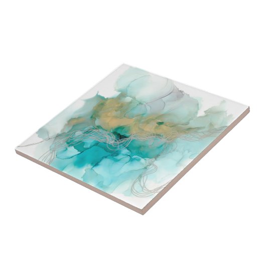 Interwoven Metallics Tegeltje (Zijkant)