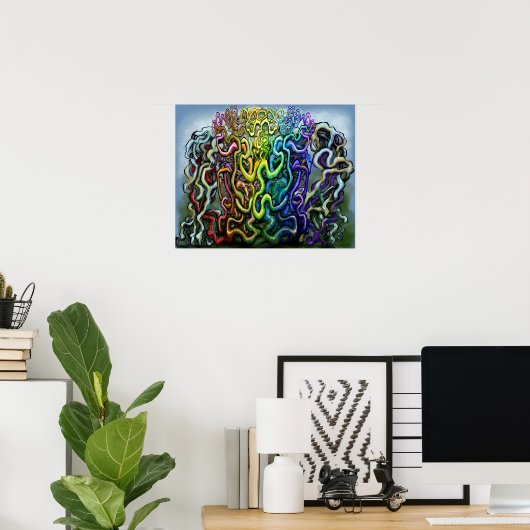 Interwoven Obsessie Poster (Thuiskantoor)