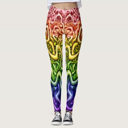 Interwoven Twisted Vines of Life Leggings (Voorkant)