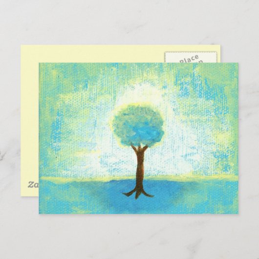 InThe light van het oorspronkelijke schilderen Briefkaart (Voorkant / Achterkant)