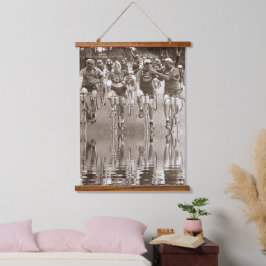 INTIEM PORTRET VAN DE TOUR DE FRANCE Reflectie Hangend Wandkleed