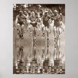 INTIEM PORTRET VAN DE TOUR DE FRANCE Reflectie Poster