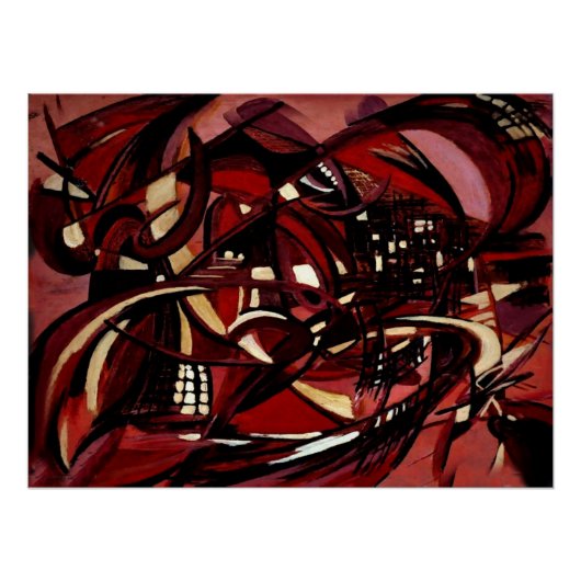 "Intiem Stilleven met Incident", glanzend Poster (Voorkant)