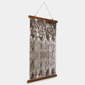 INTIEME PORTRAIT VAN DE BEVOLKING VAN DE FRANKRIJK HANGEND WANDKLEED (Gebogen)