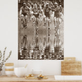 INTIEME PORTRAIT VAN DE BEVOLKING VAN DE FRANKRIJK POSTER (Keuken)