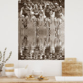 INTIEME PORTRAIT VAN DE BEVOLKING VAN DE FRANKRIJK POSTER (Keuken)