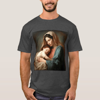 Intieme Schildering van Moederschap met Zachte War T-shirt