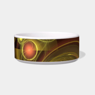 Intieme verbinding Abstracte art Cat Bowl Voerbakje