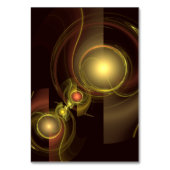 Intieme verbinding Abstracte Art Table Card Kaart (Achterkant)