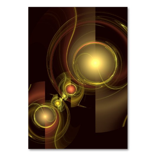 Intieme verbinding Abstracte Art Table Card Kaart (Voorkant)