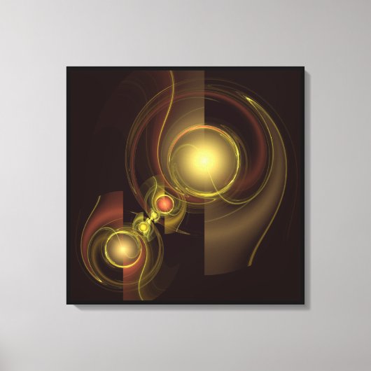 Intieme verbinding - Abstracte platte canvas afdru (Voorkant)